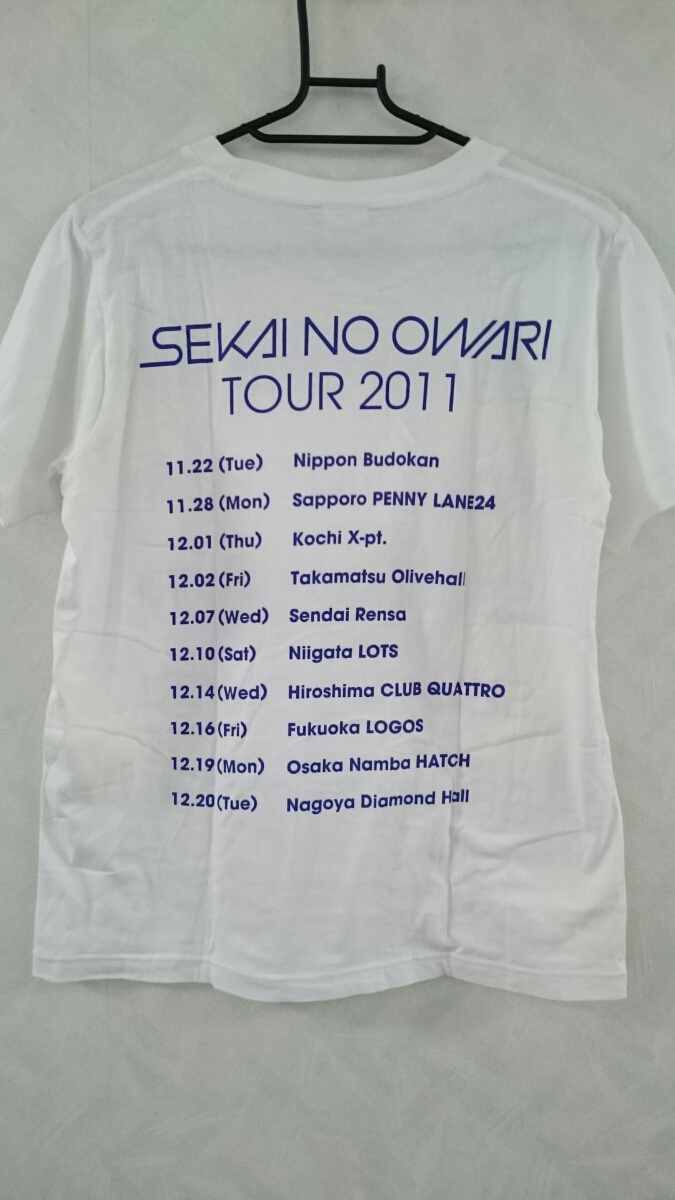ヤフオク! - SEKAI NO OWARI TOUR 2011 Tシャツ サイズS セカ