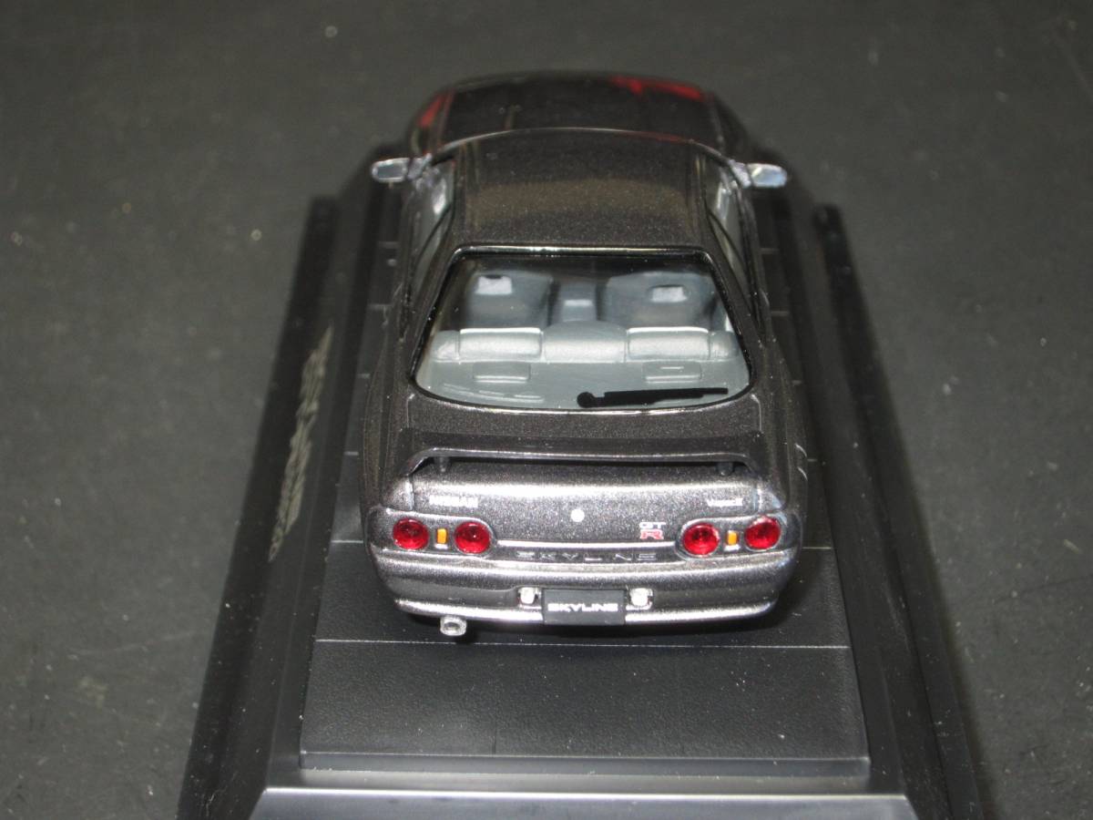 【絶版 初期物】 エブロ 1/43　日産 スカイライン GT-R　V spec II　R32 (灰)_画像6