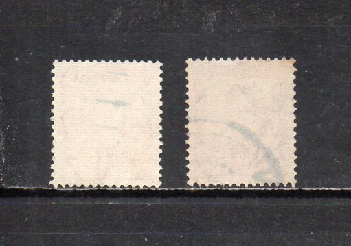 17B204 New Zealand 1947 year normal country . George 6.2d,6d 2 kind used 