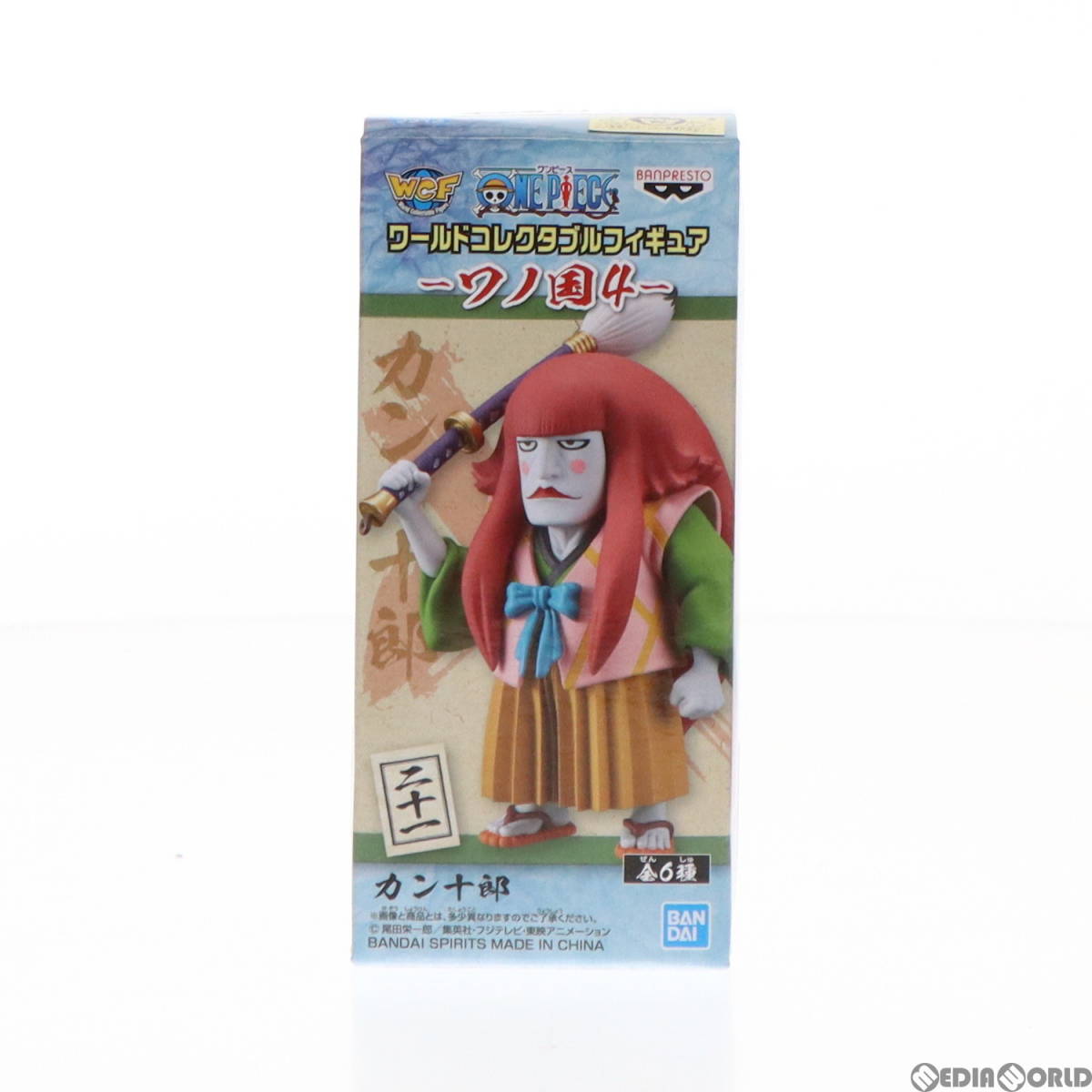 【中古】[FIG]カン十郎 ワンピース ワールドコレクタブルフィギュア-ワノ国4- ONE PIECE プライズ(82186) バンプレスト(61039252)_画像2