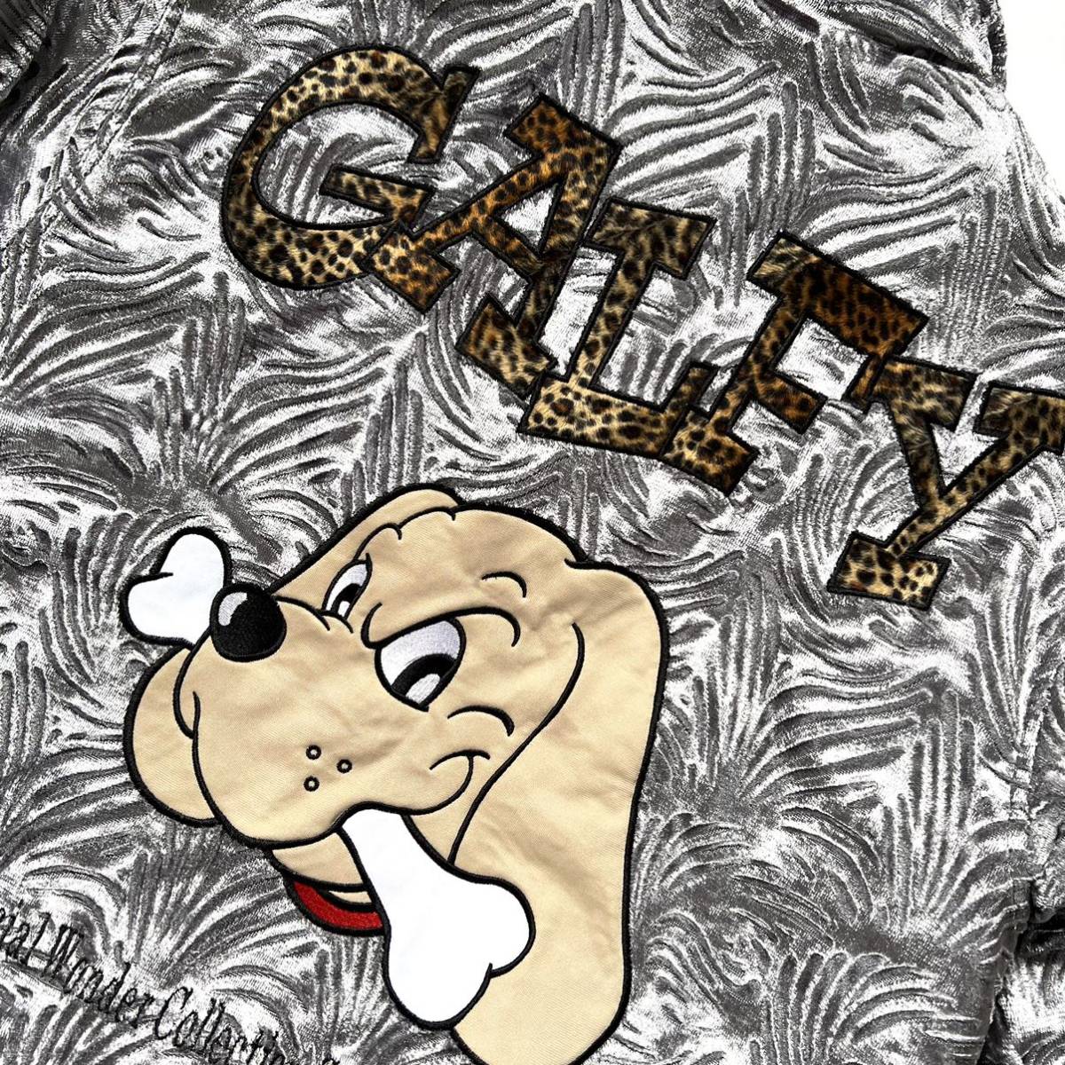 【送料無料】GALFY ガルフィー ちんぴらブルゾン ダウンジャケット　シルバー　メンズ　銀色　コート　中綿　厚手　大型犬　ドッグ　_画像8