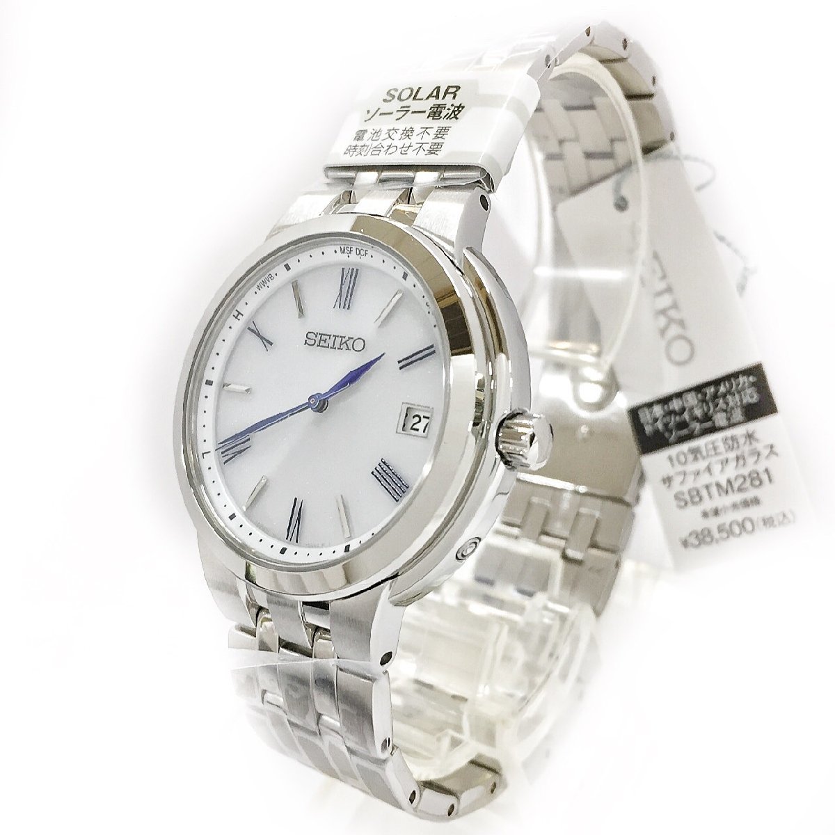 ヤフオク! - 新品未使用品 SEIKO/セイコー ソーラー電波時計