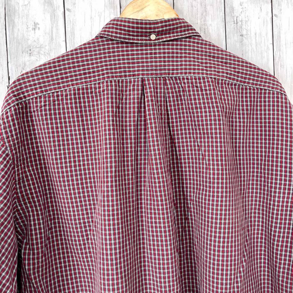 ラルフローレン Ralph Lauren チェックシャツ 長袖シャツ メンズ ワンポイント Lサイズ 2-851