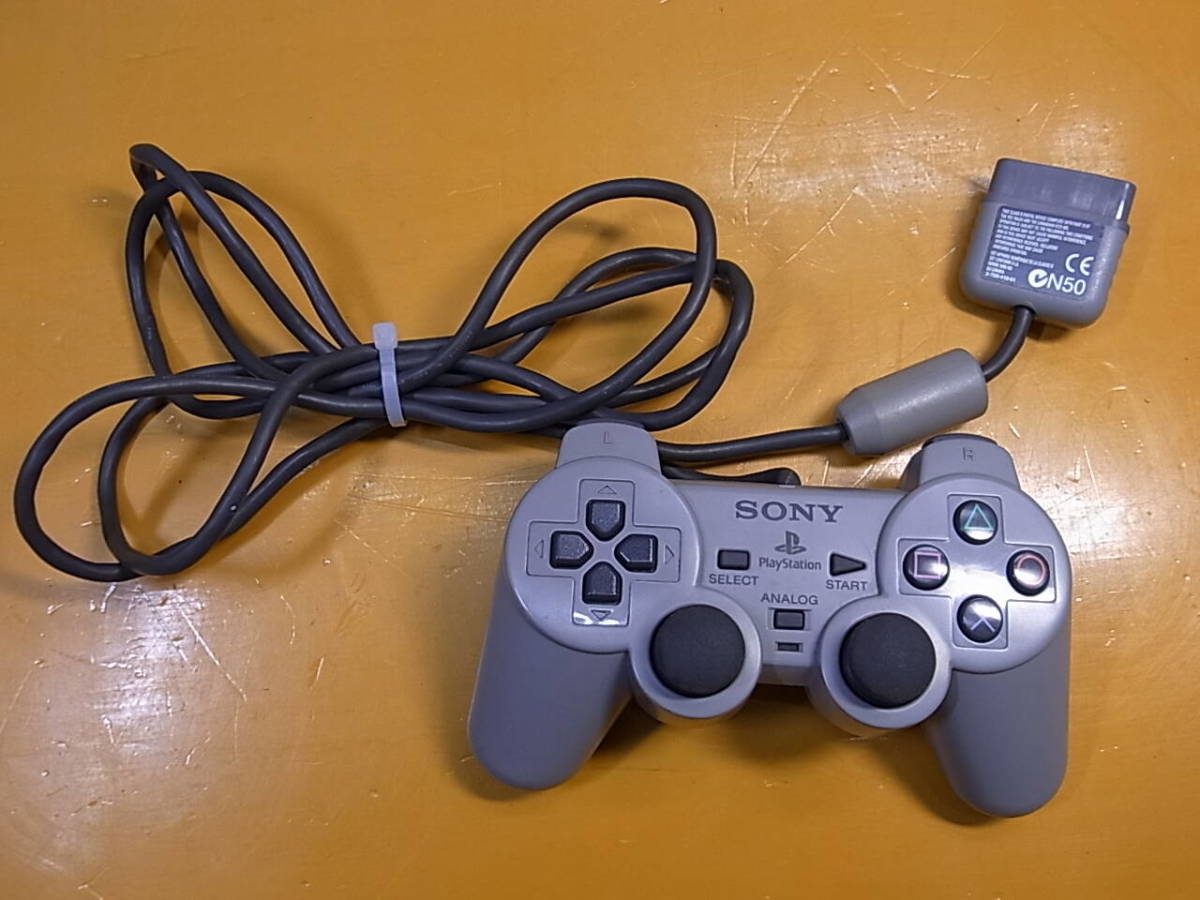 *X/342* Sony SONY* PlayStation PlayStation body * power supply cable / connection cable / controller / memory card attaching *SCPH-5500* operation OK