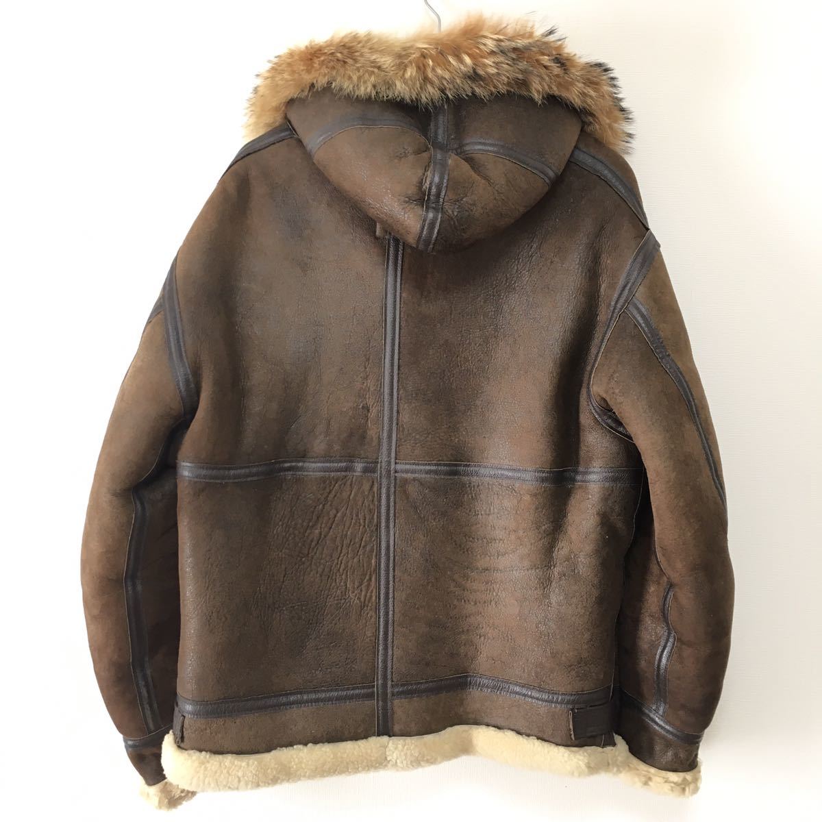 ORCHARD MOTORCYCLE フード付きフライトジャケットB-3 リアル ORCHARD MOTORCYCLE フード付きフライトジャケットB-3 リアル