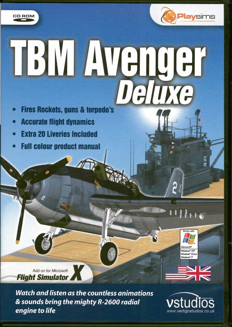 新品 TBM Avenger Deluxe / Flight Simulator X アドオンソフト アヴェンジャー_画像1