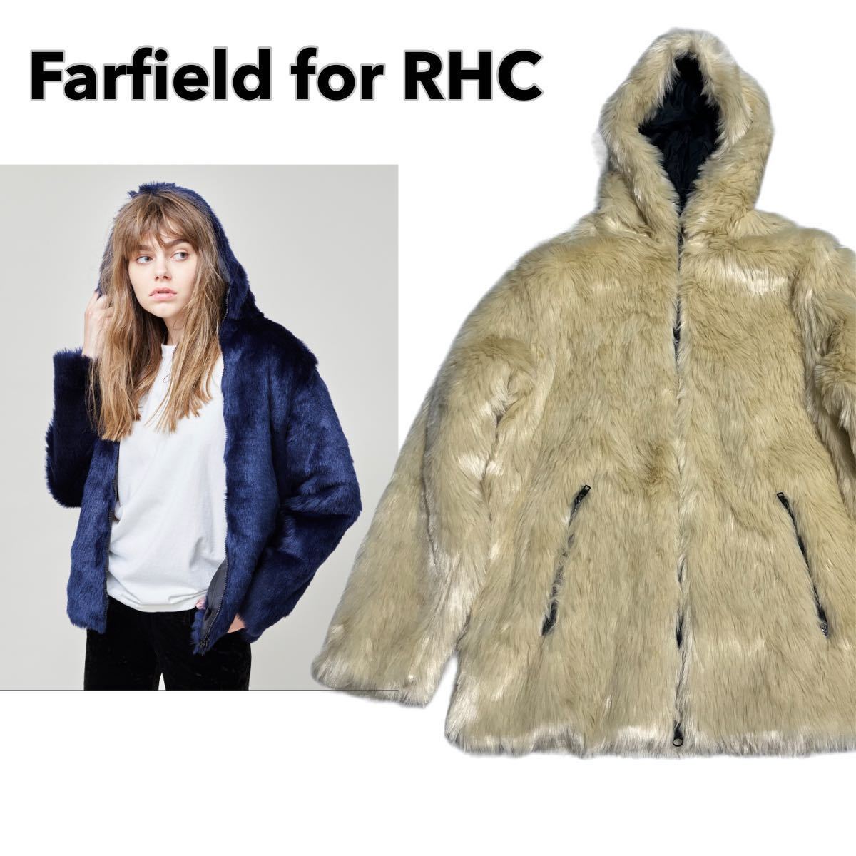 状態良 Farfield for RHC fake far jacket ロンハーマン別注 フェイク