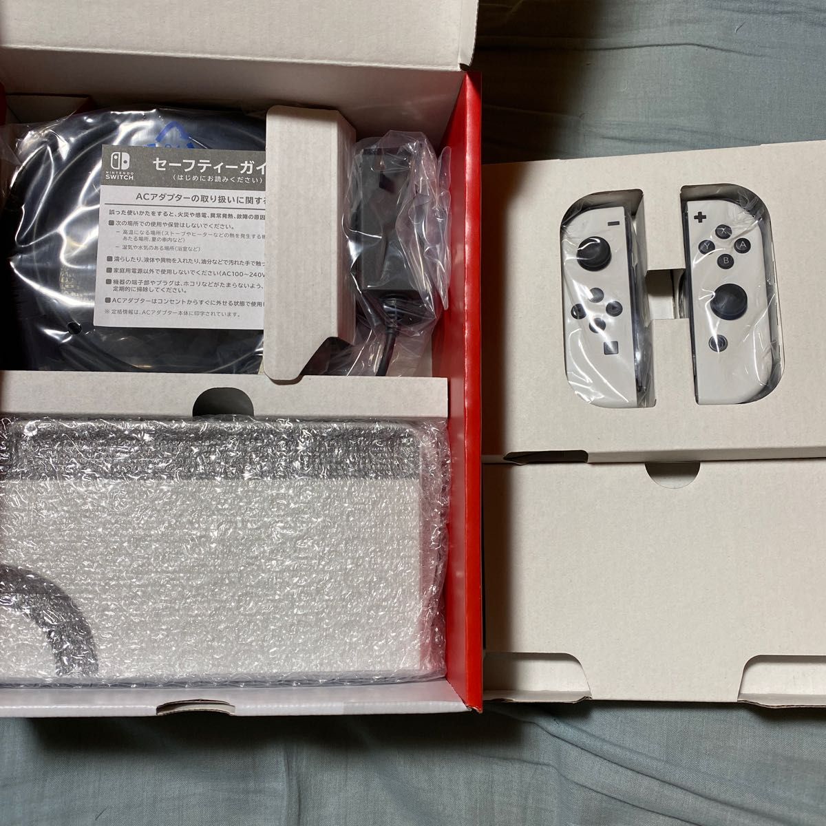 ニンテンドースイッチ 有機ELモデル ホワイト 付属品セット ジョイコン ドック Nintendo Switch 任天堂 13