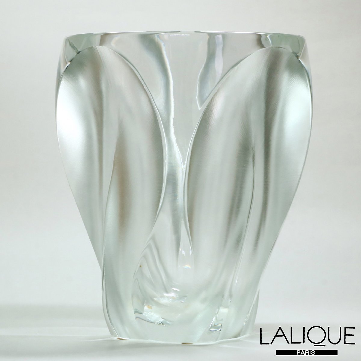 LALIQUE PARIS/ラリック クリスタル フラワーベース/花瓶-