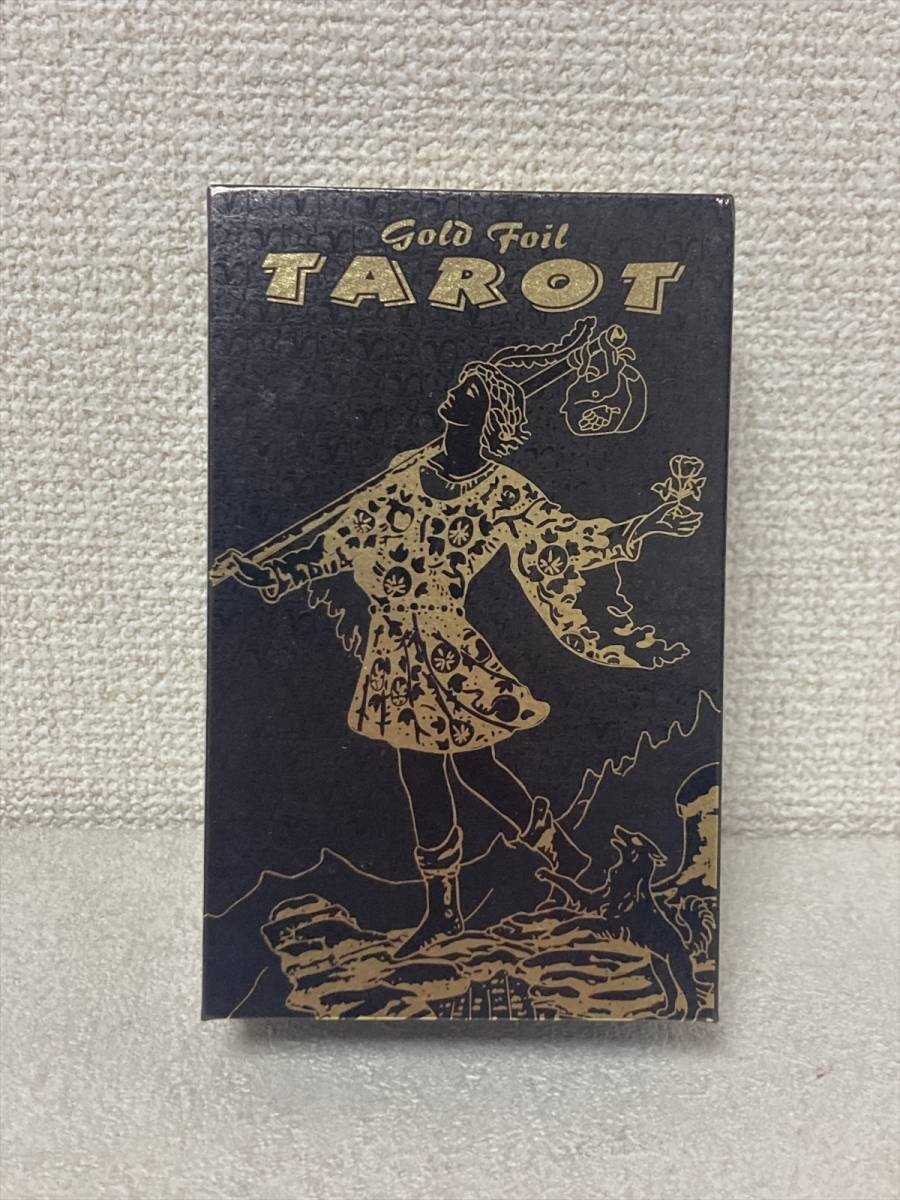 タロットカード「Gold Foil TAROT/ゴールド・フォイル 金箔タロット ※海外製」 tface-g 【タグ：グッズ、占い】