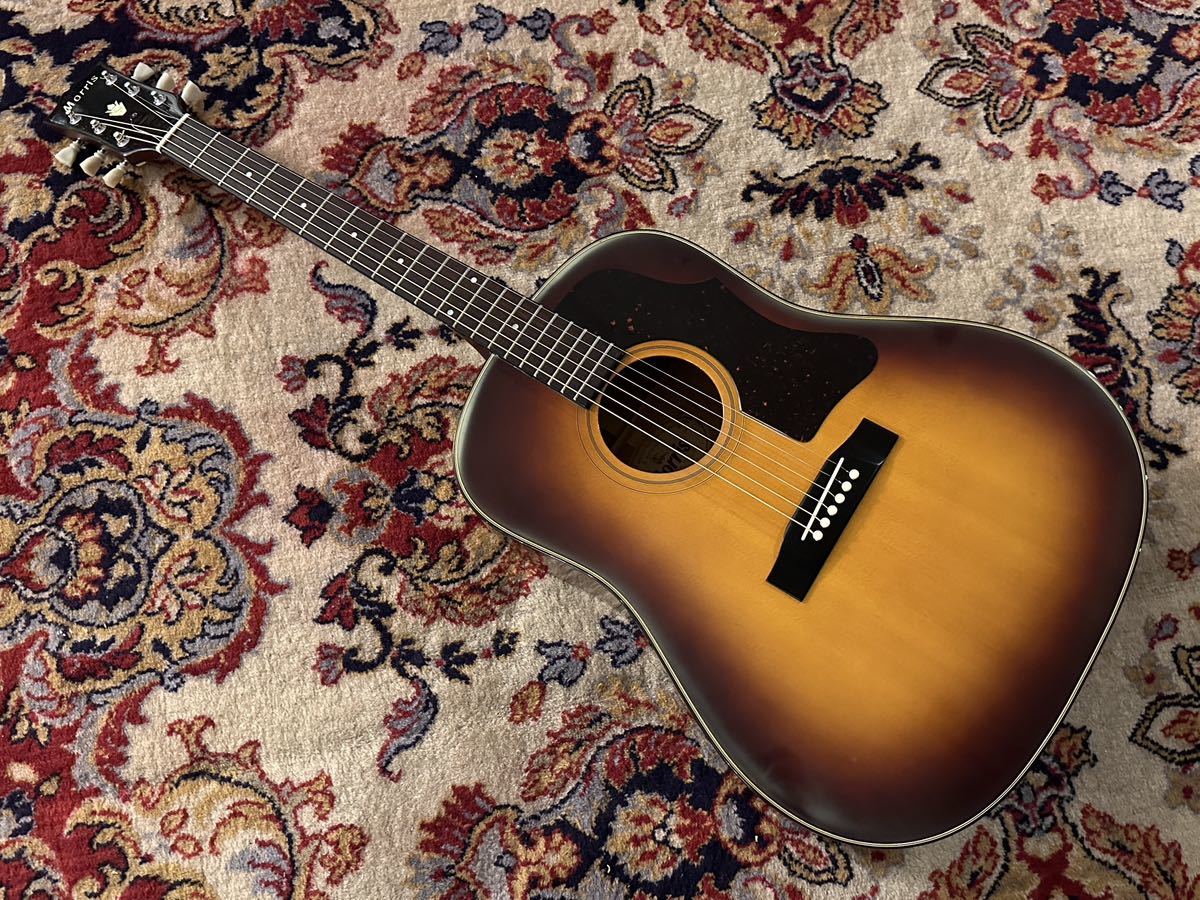 貴重 国産品 1980年製 Morris GW-30 Gibson J-45 J-50 ラウンド ...