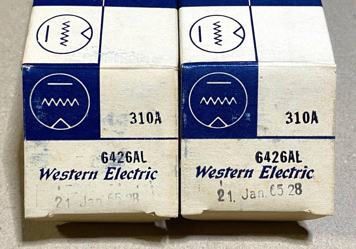 WE310A 2本 NOS 未使用 Western Electric ウェスタン エレクトリック W.E310A 6426 b