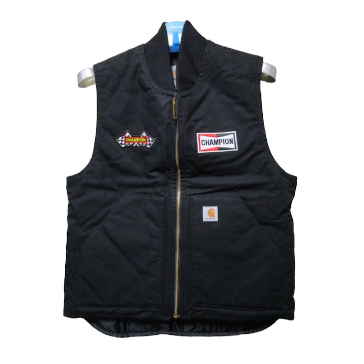 Carhartt ダック ベスト チャンピオン ワッペン 黒|Yahoo Carhartt ダック ベスト チャンピオン ワッペン 黒|Yahoo