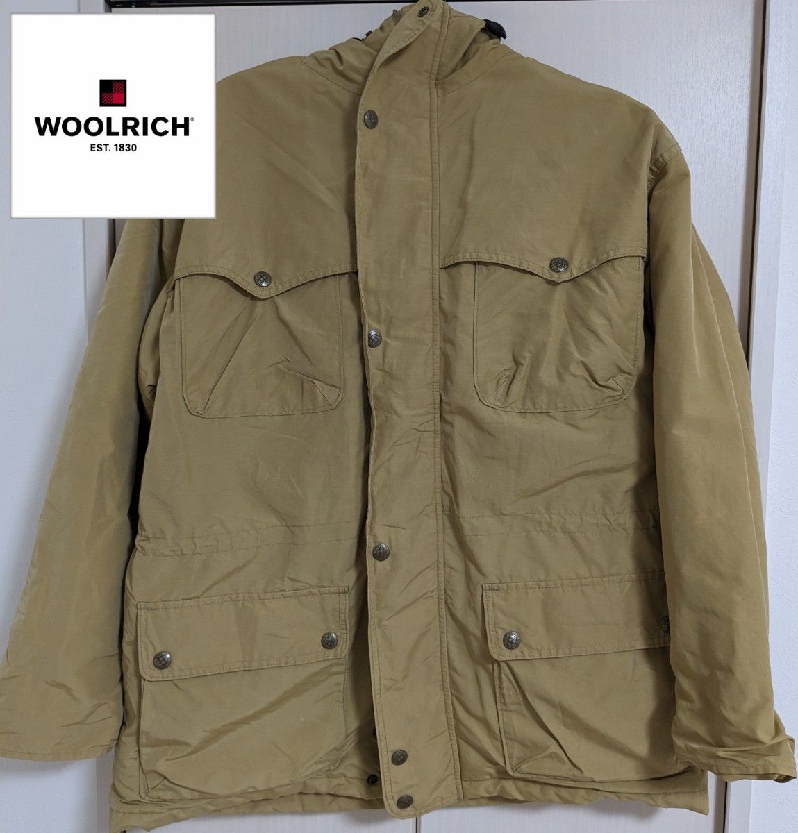 ウールリッチ WOOLRICH ベージュ コートＬ｜PayPayフリマ