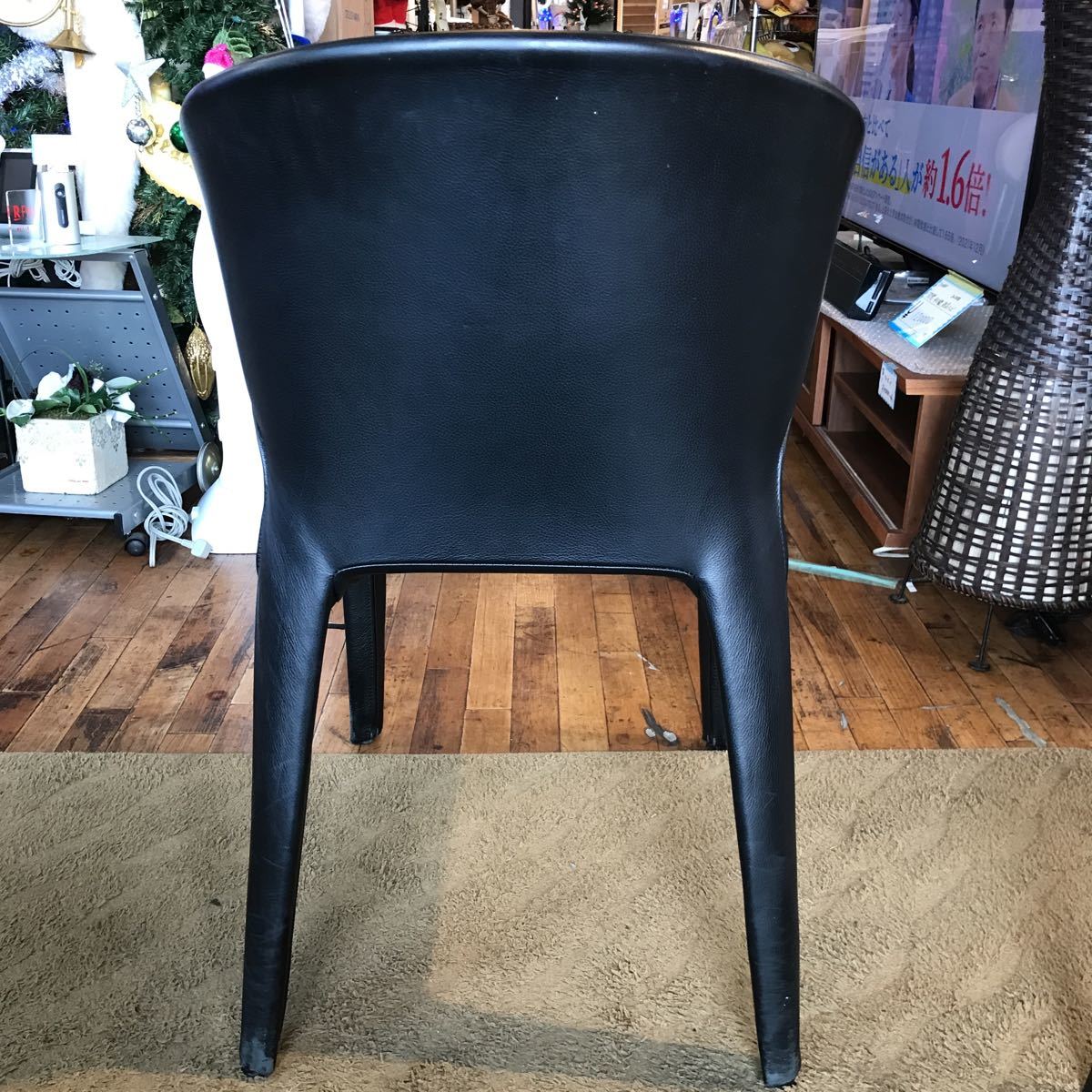 カッシーナ Cassina 367 HOLA オラ アームチェア 本革 現状品③ | ovale.eu