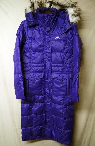 *adidas Adidas * down bench coat purple purple * lady's S*