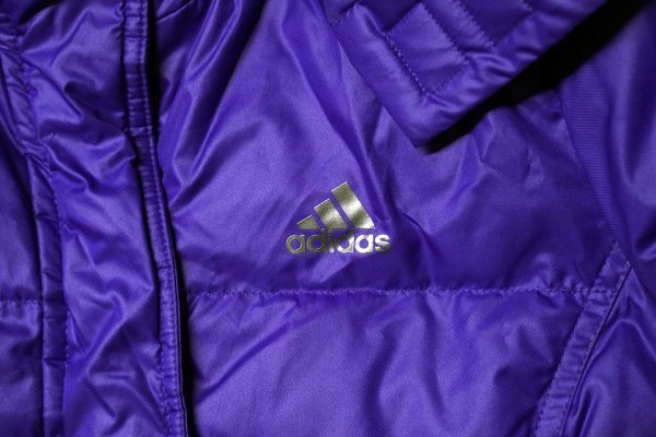*adidas Adidas * down bench coat purple purple * lady's S*