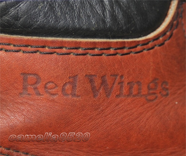 Red Wing レッドウィング モックトゥブーツ サイド羽タグ 赤茶 US 4D 約22cm 中古 美品 AB5289_画像2