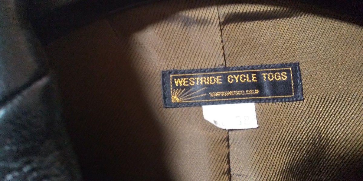 WESTRIDE ウエストライド レザージャケット ゴートスキン サイズ38 5