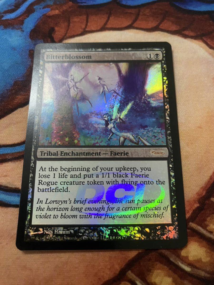 苦花/Bitterblossom ジャッジ褒賞 MTG マジックザギャザリング FOIL プロモ_画像1