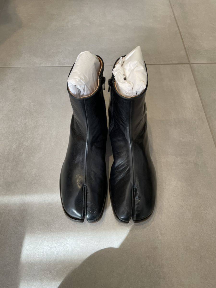 新品 メゾンマルジェラ Maison Margiela メンズ 足袋ブーツ レザー サイズ40 タビ エルメス