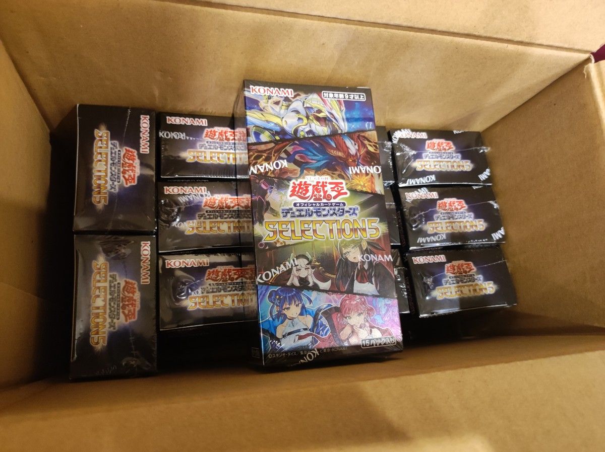 遊戯王OCG SELECTION5 シュリンク付き 12box セレクション5 新品未開封