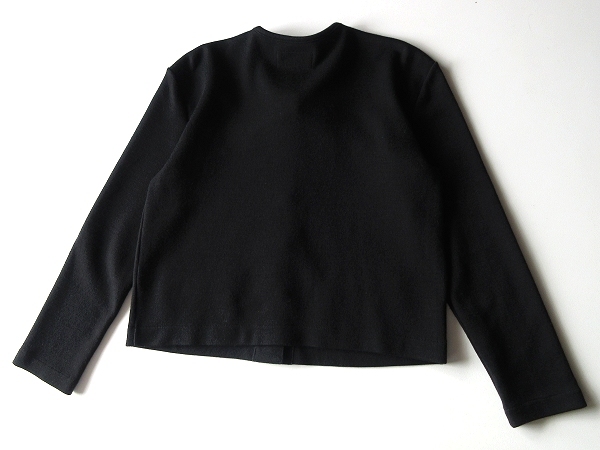 PINK HOUSE Pink House wool knitted jersey - gold button ribbon attaching cardigan no color jacket FREE black black Kaneko Isao 