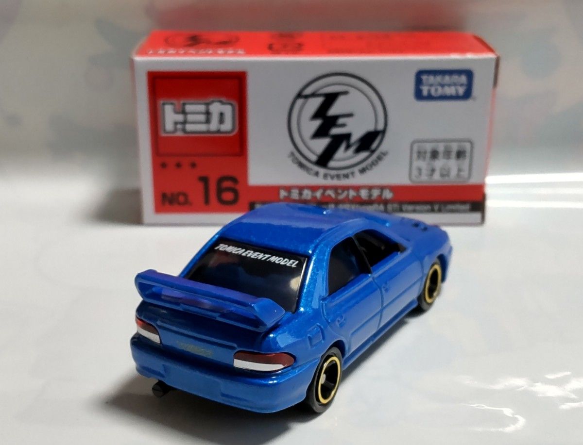 トミカイベントモデルNo.16 SUBARUインプレッサ WRXtypeRA STi Version V Limited新品未使用