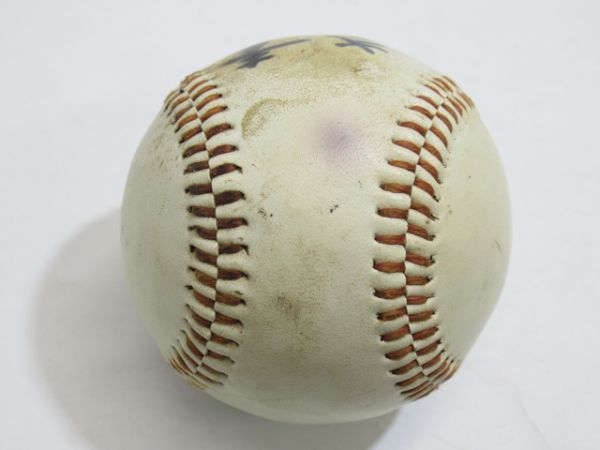 R 5-10 サインボール プロ野球選手 西鉄ライオンズ 大下弘 青バット