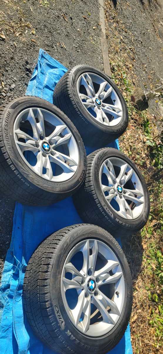 直接取り引き歓迎　バリ山　美品　BMW スタッドレスタイヤホイール　4本セット　ストック品