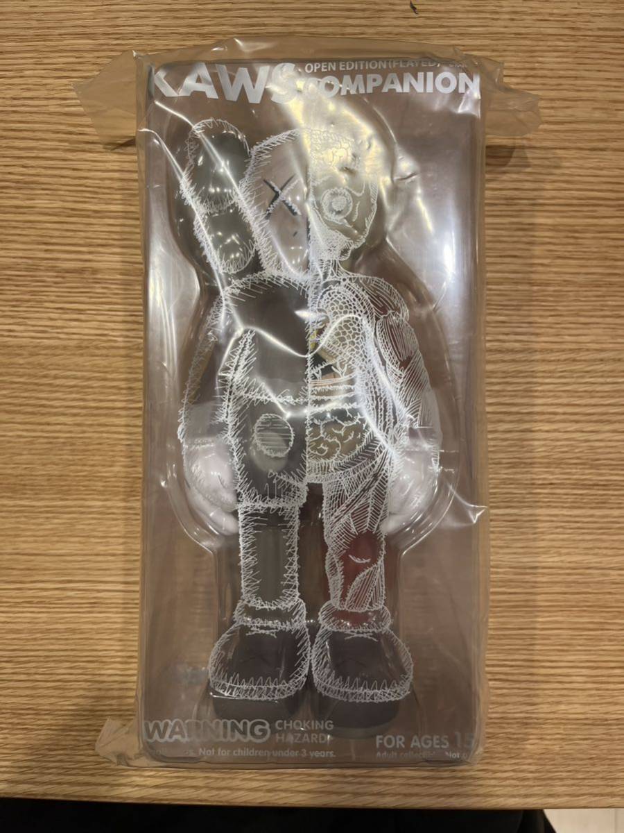 売上実績NO.1 新品未開封 KAWS COMPANION FLAYED OPEN EDITION BROWN