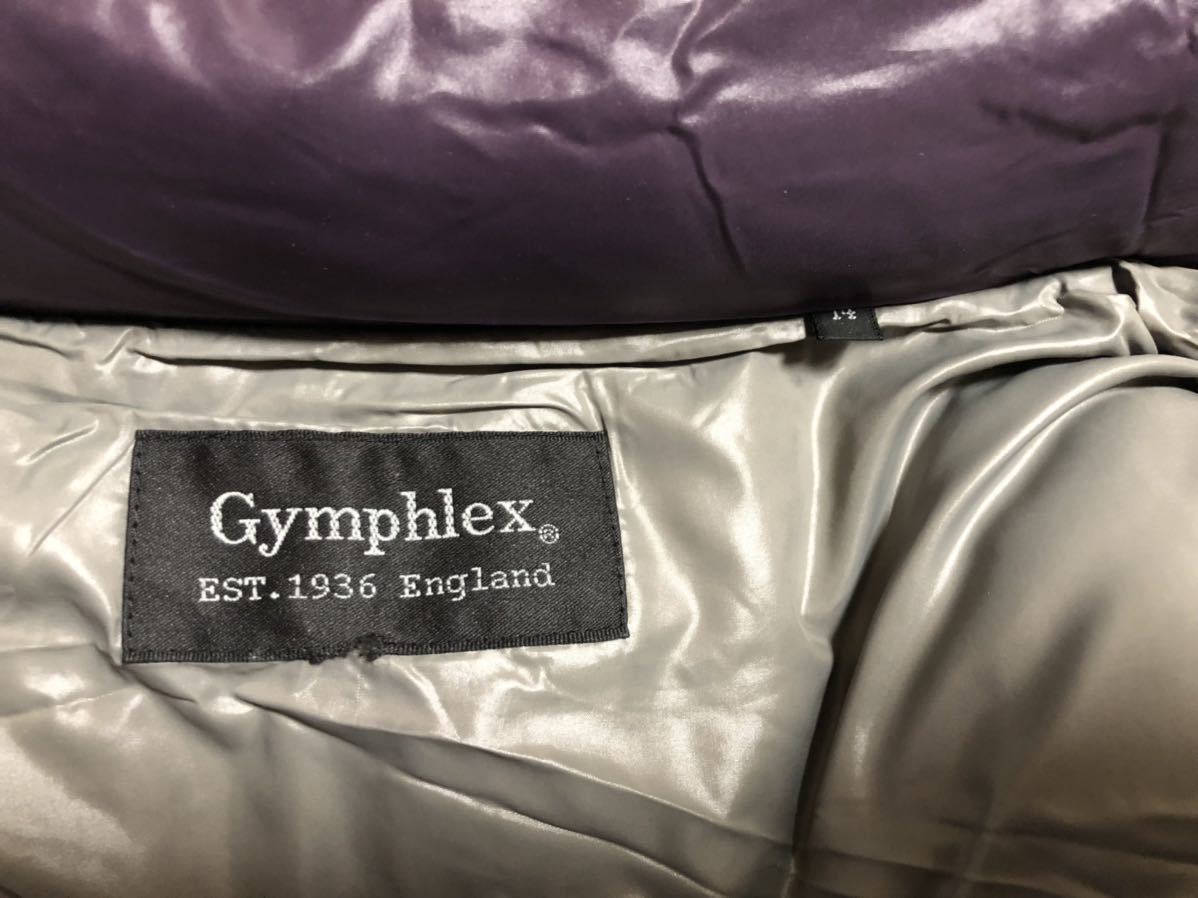 Gymphlex ダウン ジムフレックス ユナイテッドアローズ も取り扱いあり bshopビショップ購入 色はパープルです サイズ14_画像6
