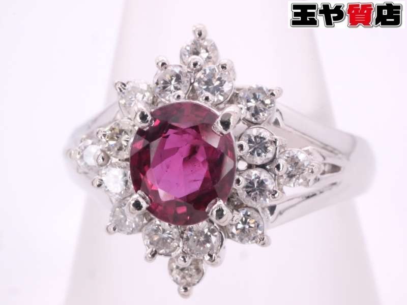 お気に入りの 音羽屋□ ルビー/0.50ct 仕上済 19号 リング デザイン