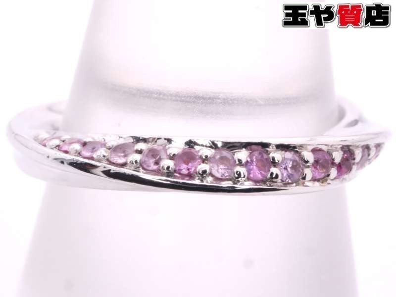 お買い得モデル スタージュエリー 美品 ホワイトゴールド K18WG 号 11