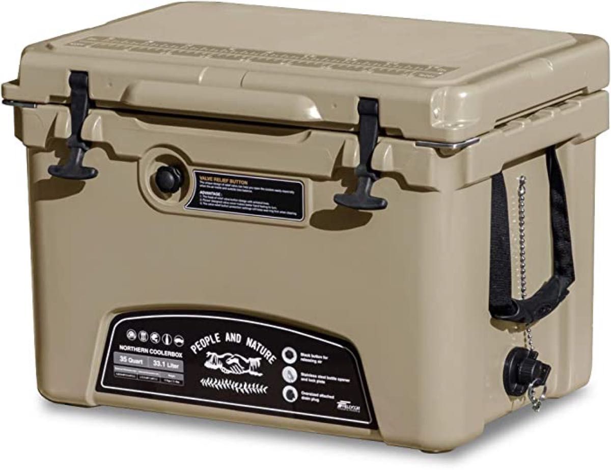 FIELDOOR ノーザンクーラーボックス 33.1L/35QT アウトドア、キャンプ