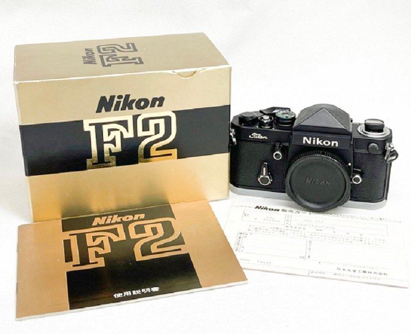 【新品コレクション】Nikon/ニコン F2 Titan　チタンブラックボディ　F2T 番号一致箱 #HK9933