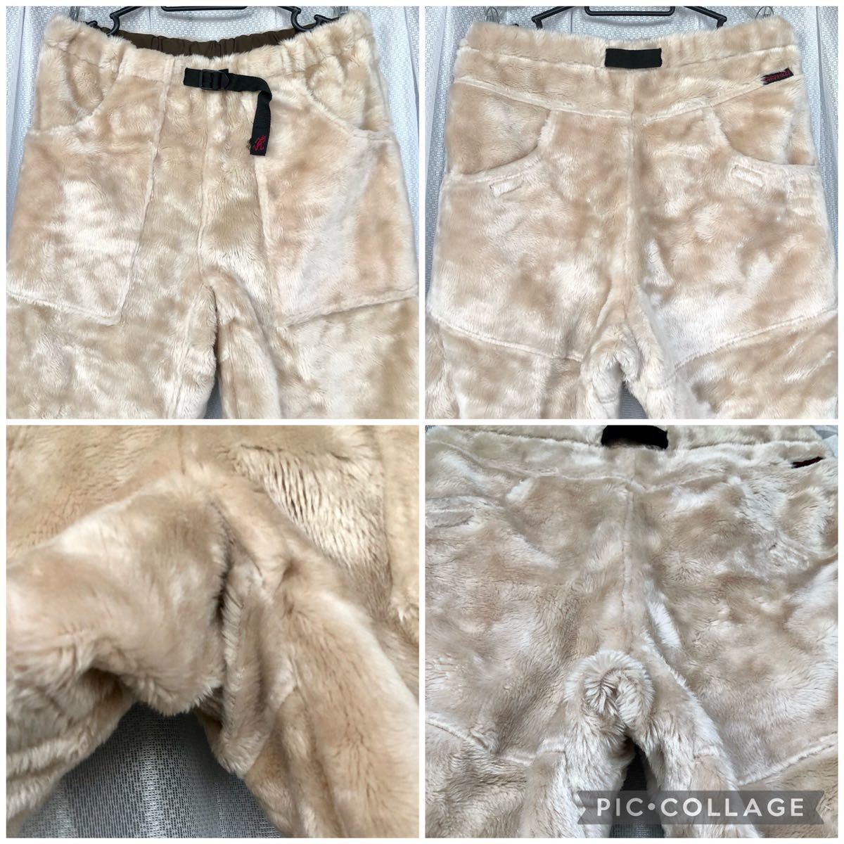 フェイクファー GRAMICCI / Fake Fur Cropped Pant M ECRU 7分丈