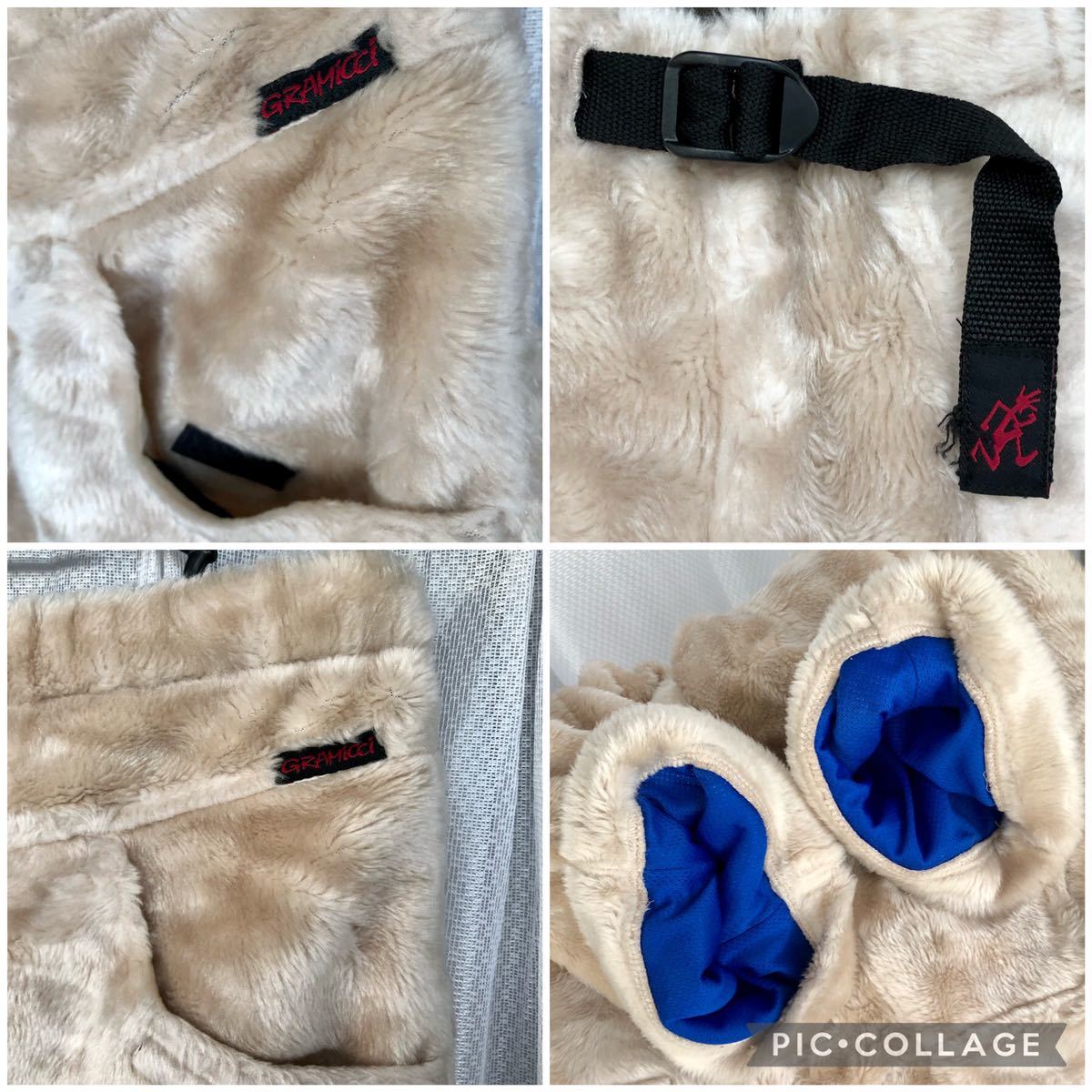 フェイクファー GRAMICCI / Fake Fur Cropped Pant M ECRU 7分丈