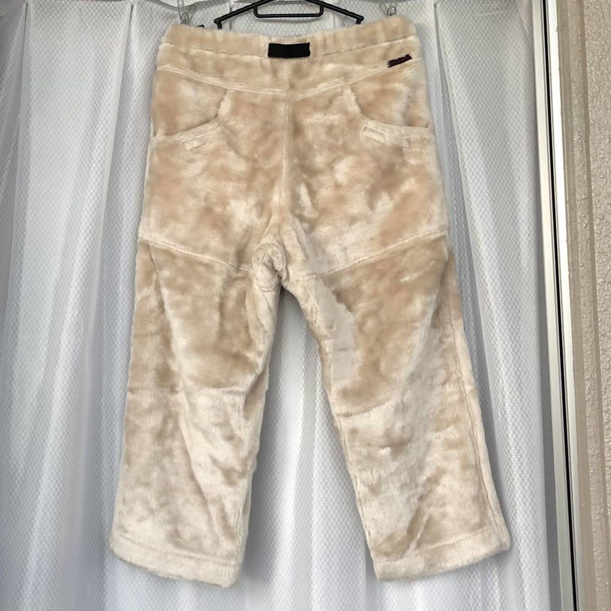 フェイクファー GRAMICCI / Fake Fur Cropped Pant M ECRU 7分丈