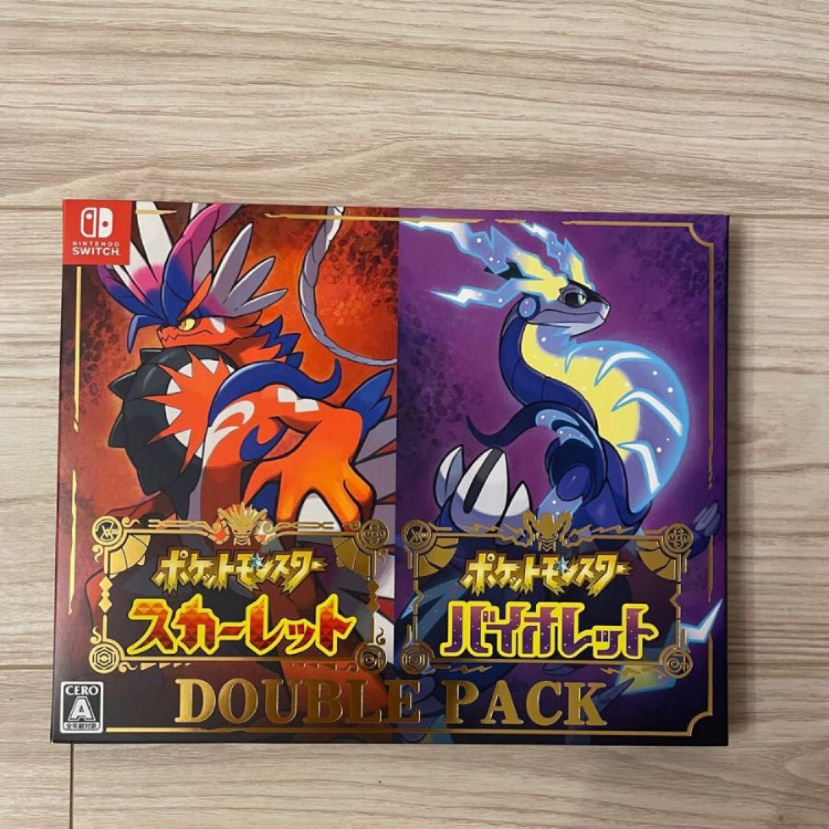 最安値挑戦! ダブルパック箱のみソフトなし Nintendo スカーレット