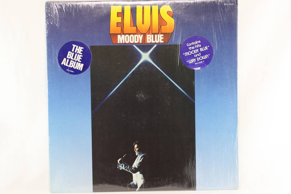 Elvis Presley Moody Blue RCA Victor US盤 ブルーレコード仕様 AFL1-2428 マト A-1S/B-1S_画像2