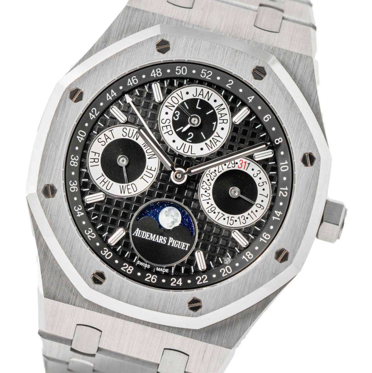 *Audemars Piguet* Audemars Piguet Royal Oak Royal дуб Perpetual календарь платина высший класс наручные часы редкий редкость! ограниченный выпуск 20шт.@!!