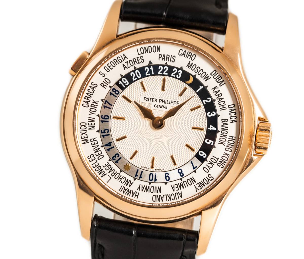 PATEK-PHILIPPE パテックフィリップ World Time ワールドタイム 5110R-001 K18RG最高級腕時計 入手困難 希少美品