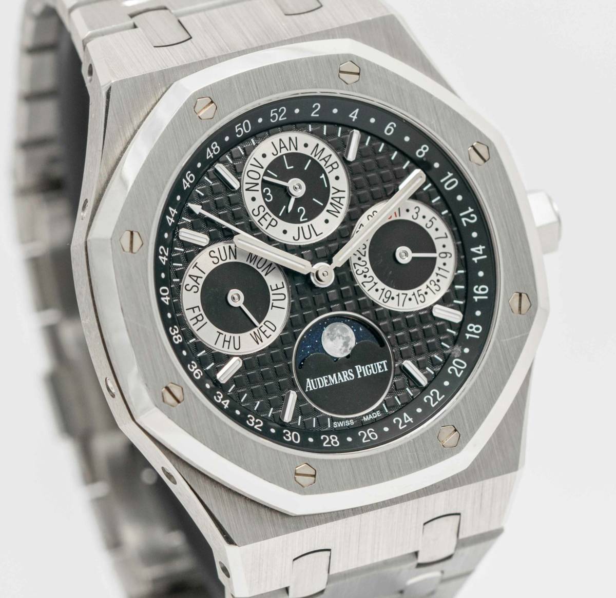 *Audemars Piguet* Audemars Piguet Royal Oak Royal дуб Perpetual календарь платина высший класс наручные часы редкий редкость! ограниченный выпуск 20шт.@!!