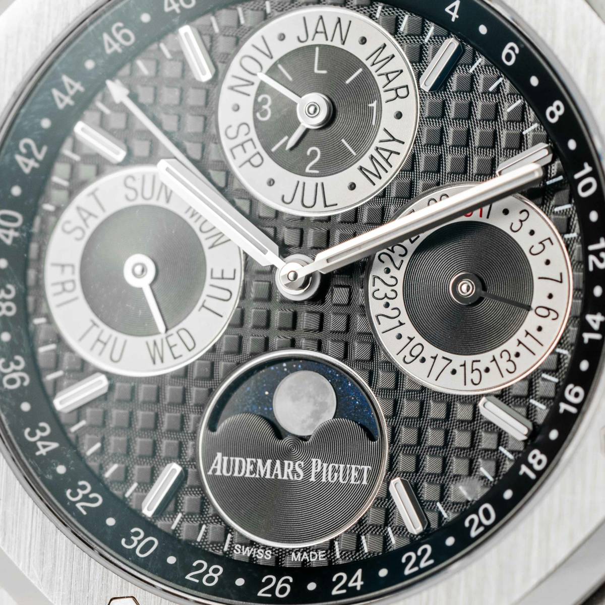 *Audemars Piguet* Audemars Piguet Royal Oak Royal дуб Perpetual календарь платина высший класс наручные часы редкий редкость! ограниченный выпуск 20шт.@!!