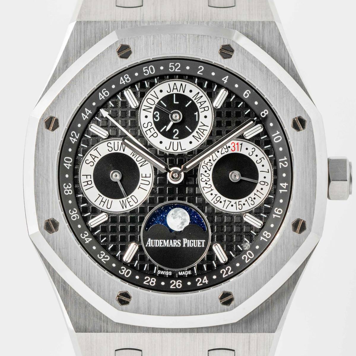 *Audemars Piguet* Audemars Piguet Royal Oak Royal дуб Perpetual календарь платина высший класс наручные часы редкий редкость! ограниченный выпуск 20шт.@!!