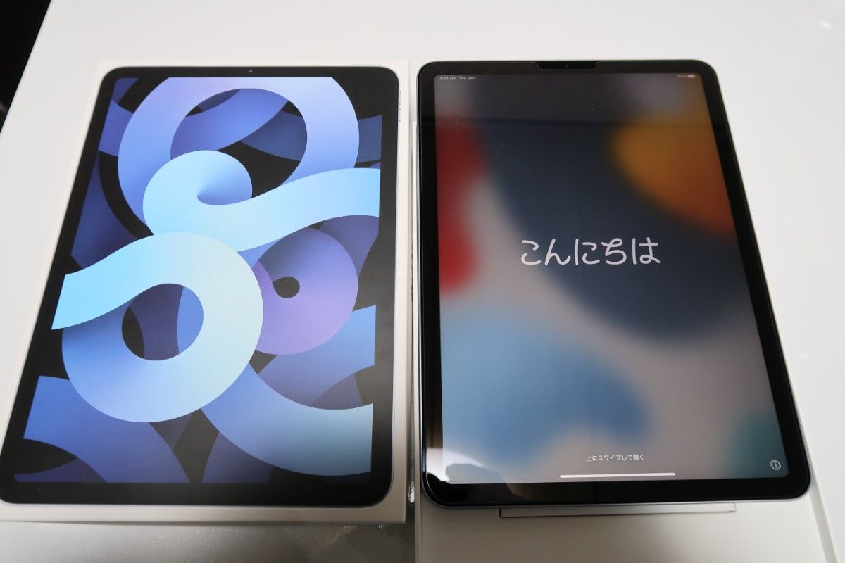 美品】iPad Air 第4世代 256GB スカイブルー Wi-Fiモデル タブレットPC
