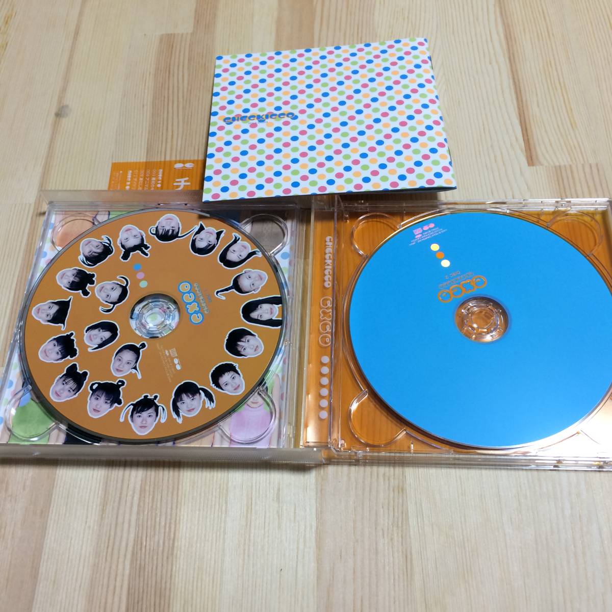 初回盤 帯付き ２枚組 CD チェキッ娘 アルバム CHECKICCO CXCO 2CD_画像2