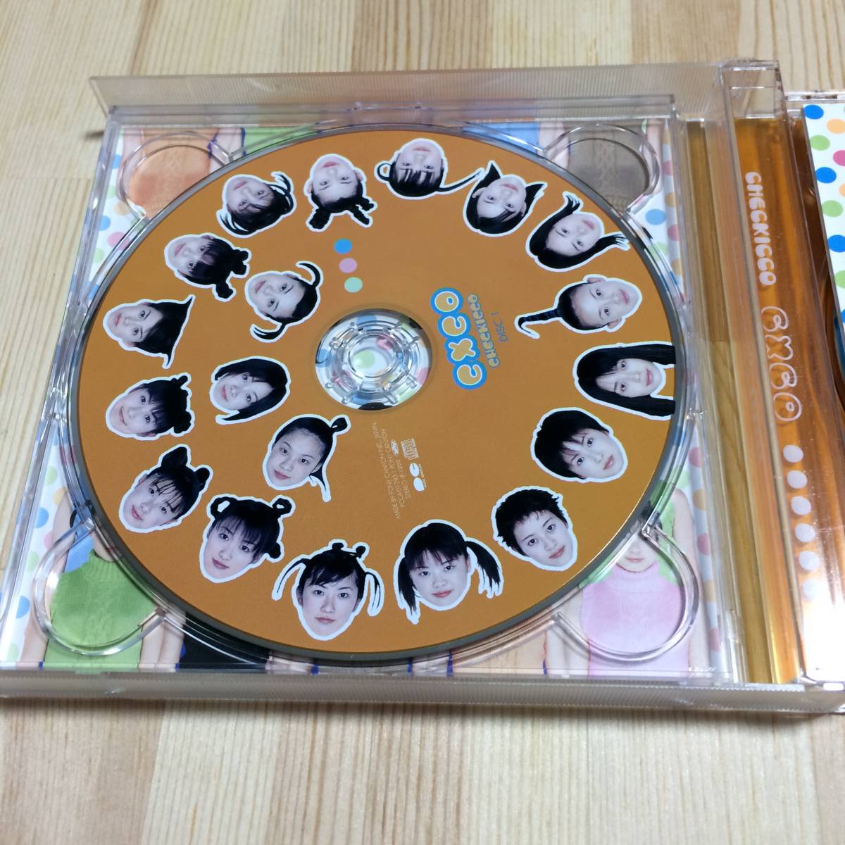 初回盤 帯付き ２枚組 CD チェキッ娘 アルバム CHECKICCO CXCO 2CD_画像4