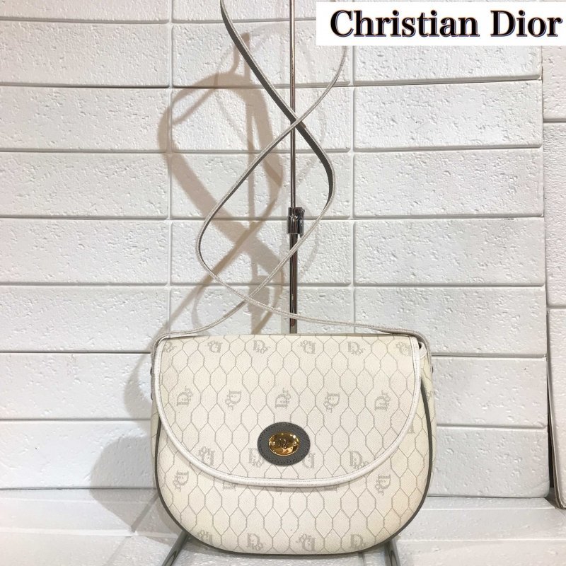 売れ筋商品 白 Ｄｉｏｒ 美品Ｃｈｒｉｓｔｉａｎ グレー 鞄/269 ハチの